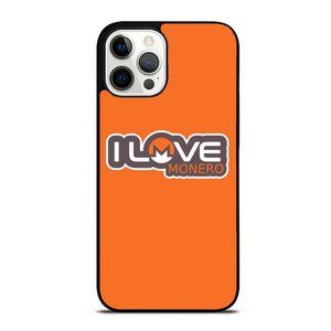 I Love Monero Crypto iPhone Case